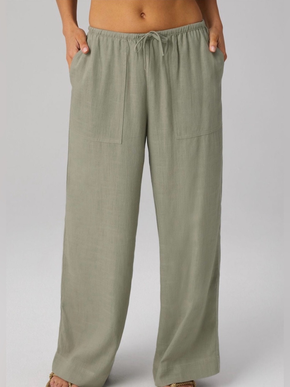 Fabletics Lifestyle Linen Straight Leg Pant